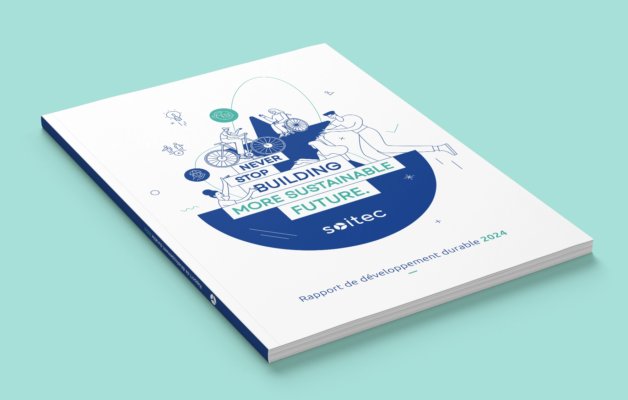Création du rapport d'activité de Responsabilité Sociale et Environnementale : Soitec - Rapport RSE