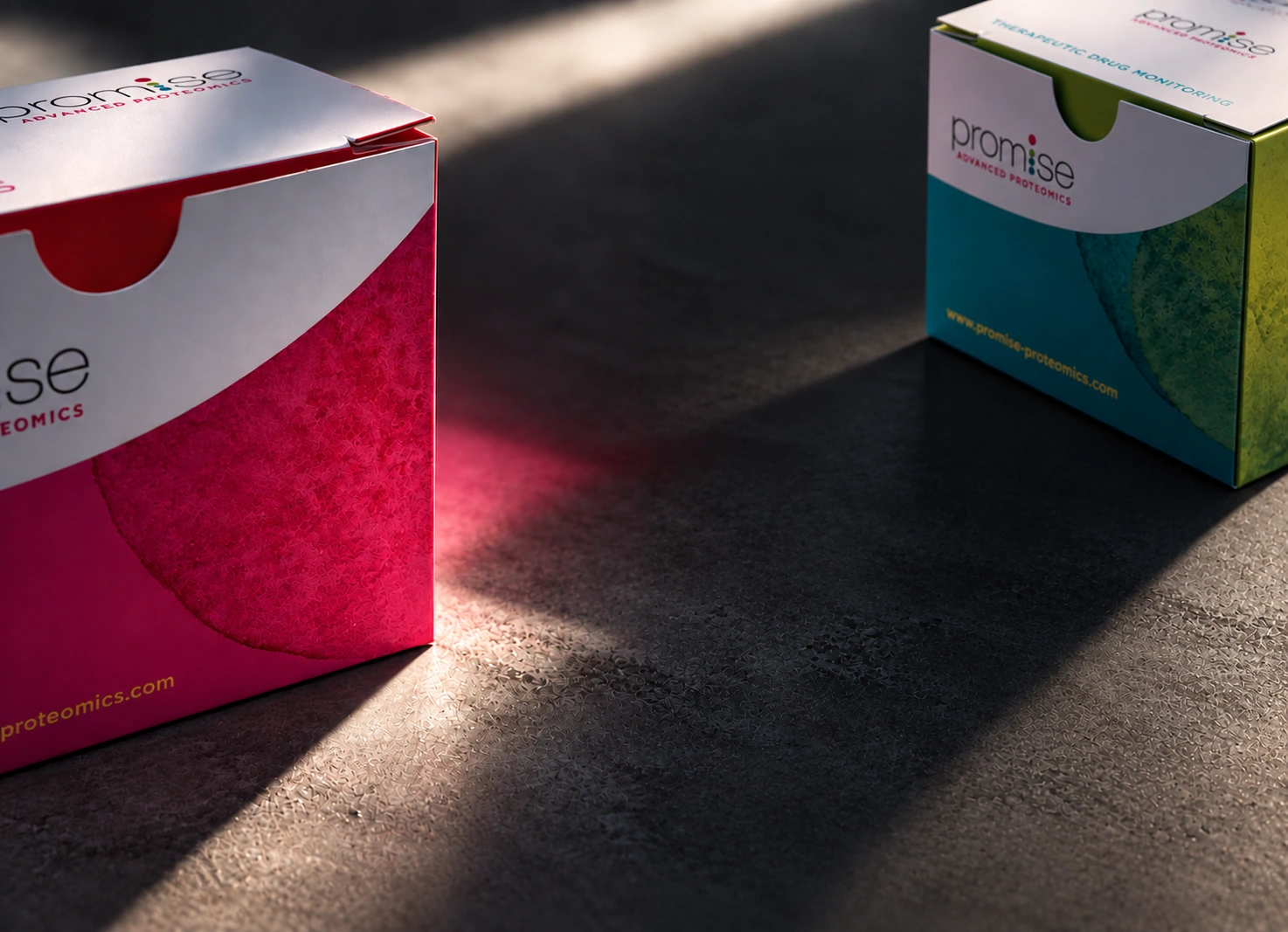 Création d'une ligne de packaging : Promise Proteomics - packaging