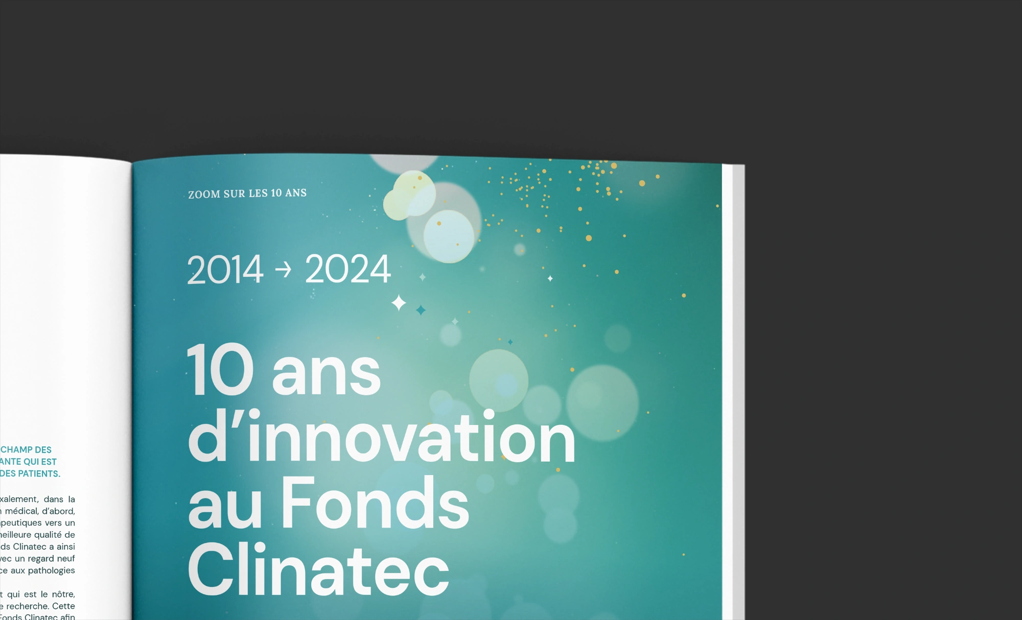 Conception du rapport d'activité 2024 : Clinatec - Rapport d'activité 2024